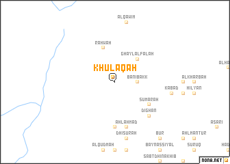 map of Khulāqah