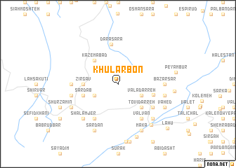 map of Khūlārbon
