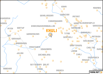 map of Khūlī