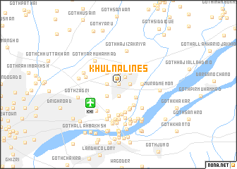 map of Khulna Lines