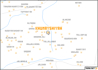 map of Khumayshīyah