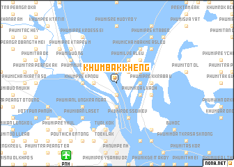 map of Khŭm Băk Khêng