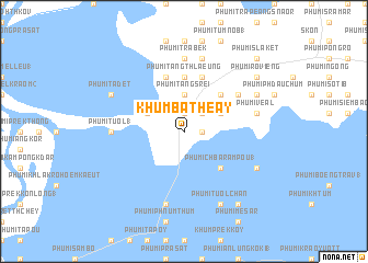 map of Khŭm Bathéay