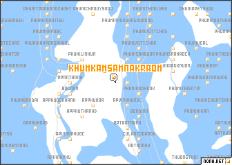 map of Khŭm K\