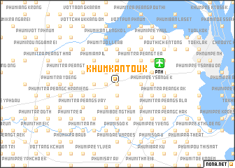 map of Khŭm Kântoŭk