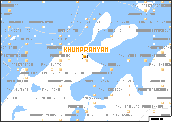 map of Khŭm Prăm Yam