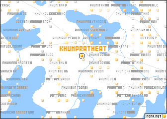 map of Khŭm Prâthéat