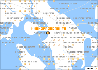 map of Khŭm Preăh Pônléa