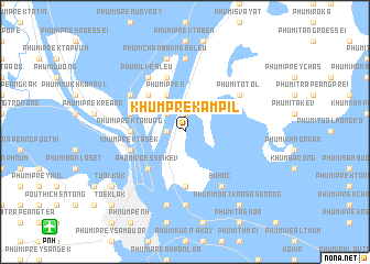 map of Khŭm Prêk Âmpĭl