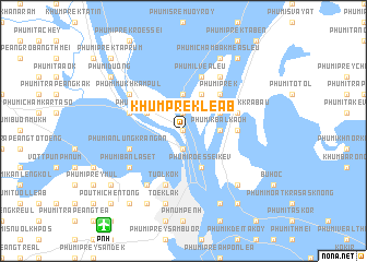 map of Khŭm Prêk Léab