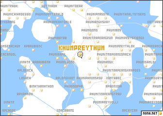 map of Khŭm Prey Thum