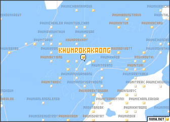 map of Khŭm Rôka Kaông