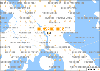 map of Khŭm Sângkhôr