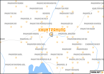 map of Khŭm Trâmung