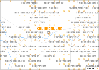 map of Khŭm Voăll Sâ