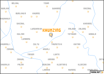 map of Khumzing