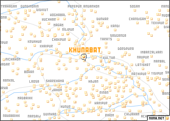 map of Khunabat