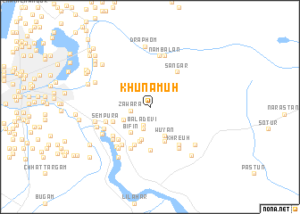 map of Khunamuh