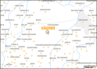 map of Khūnan