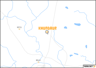map of Khundaur