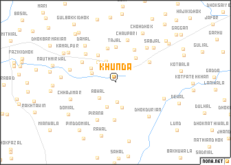 map of Khunda