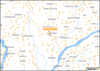 map of Khunda