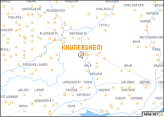 map of Khuneb Dheri