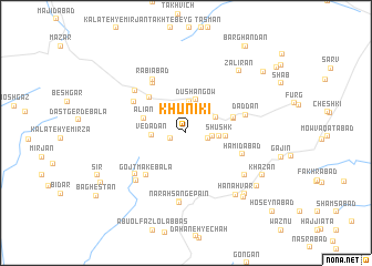 map of Khūnīkī