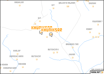 map of Khūnīk Sār