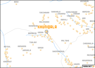 map of Khūni Qala