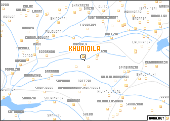 map of Khuni Qila