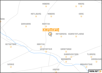 map of Khunkwe