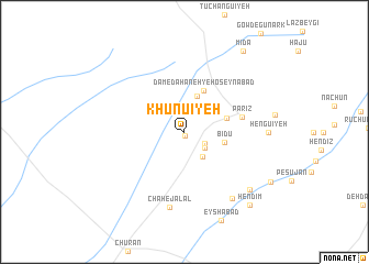 map of Khūnū\