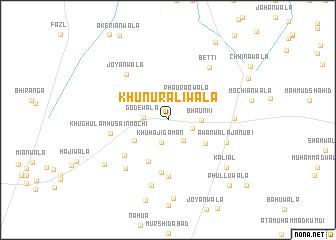 map of Khu Nūr Alīwāla