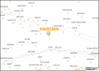 map of Khunzakh