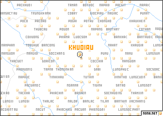 map of Khuổi Ấu