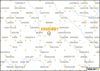 map of Khuổi Bây