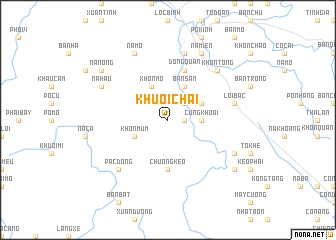 map of Khuổi Chai