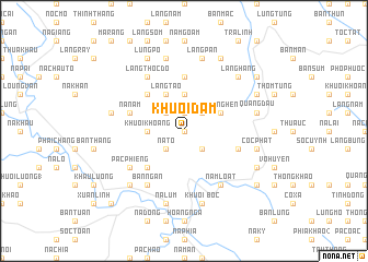 map of Khuổi Ðăm