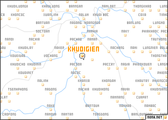 map of Khuổi Giền