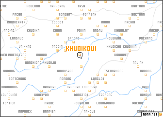 map of Khuổi Koui