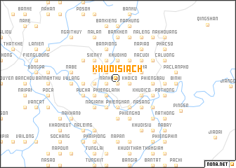 map of Khuôi Siach