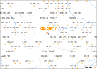 map of Khuổi Vảy