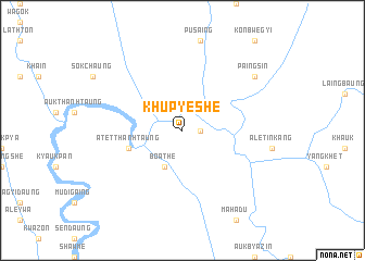 map of Khupyeshe