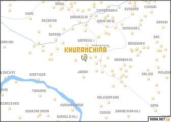 map of Khuram Chīna