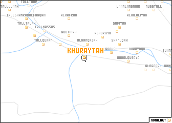 map of Khurayţah