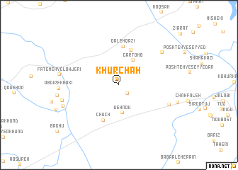 map of Khūr Chāh