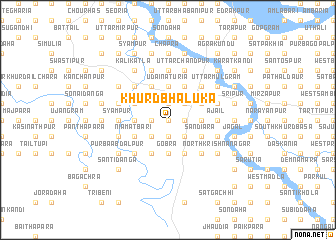 map of Khurd Bhāluka