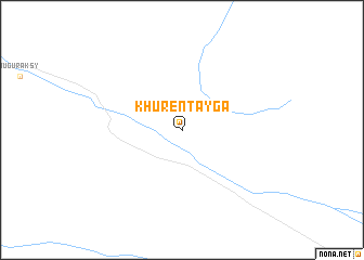 map of Khuren-Tayga