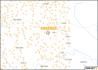 map of Khurhūn